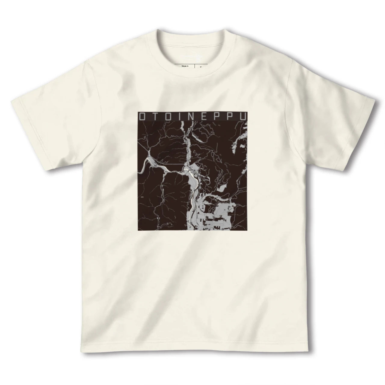 【音威子府(北海道)】地図柄ヘビーウェイトTシャツ