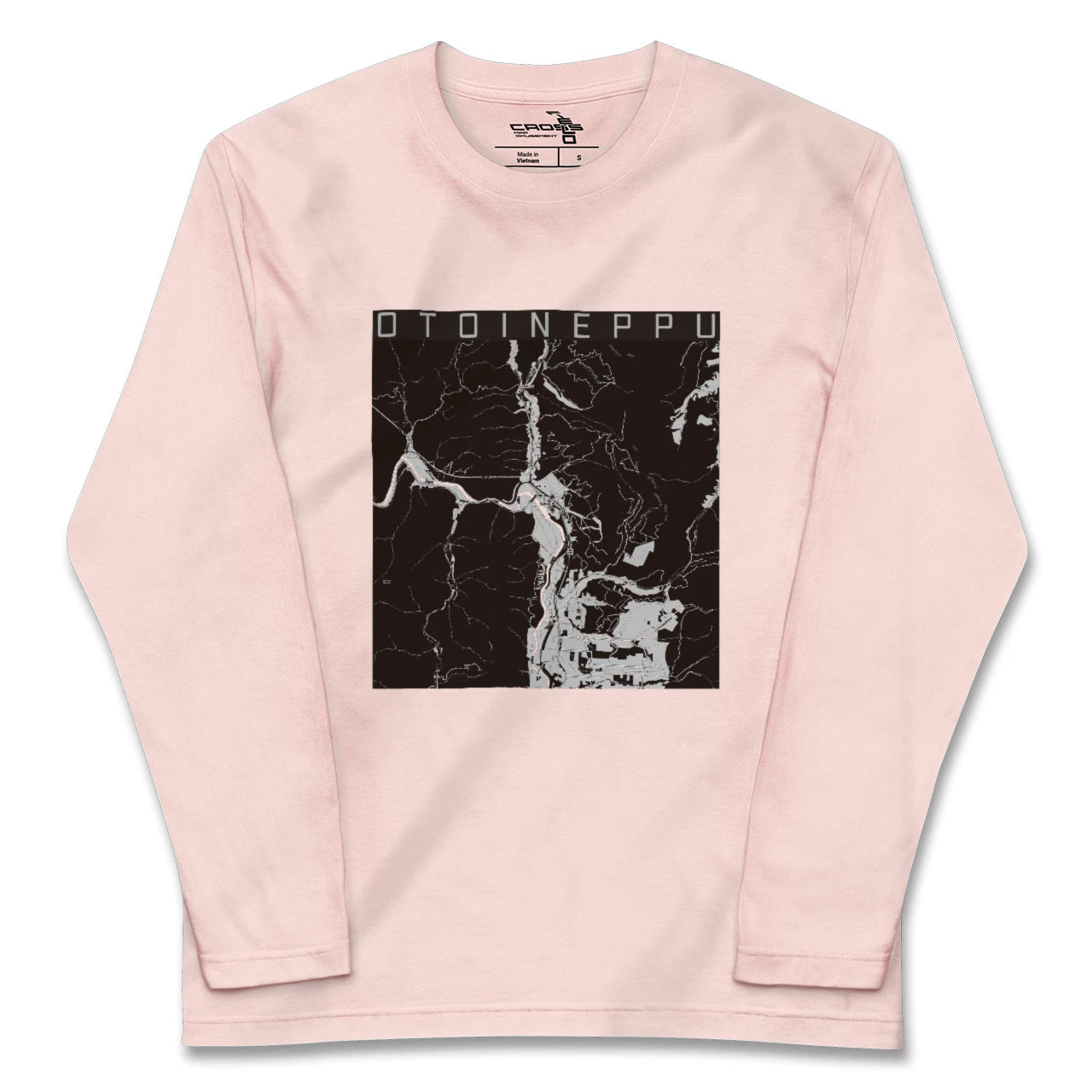 【音威子府(北海道)】地図柄ロングスリーブTシャツ