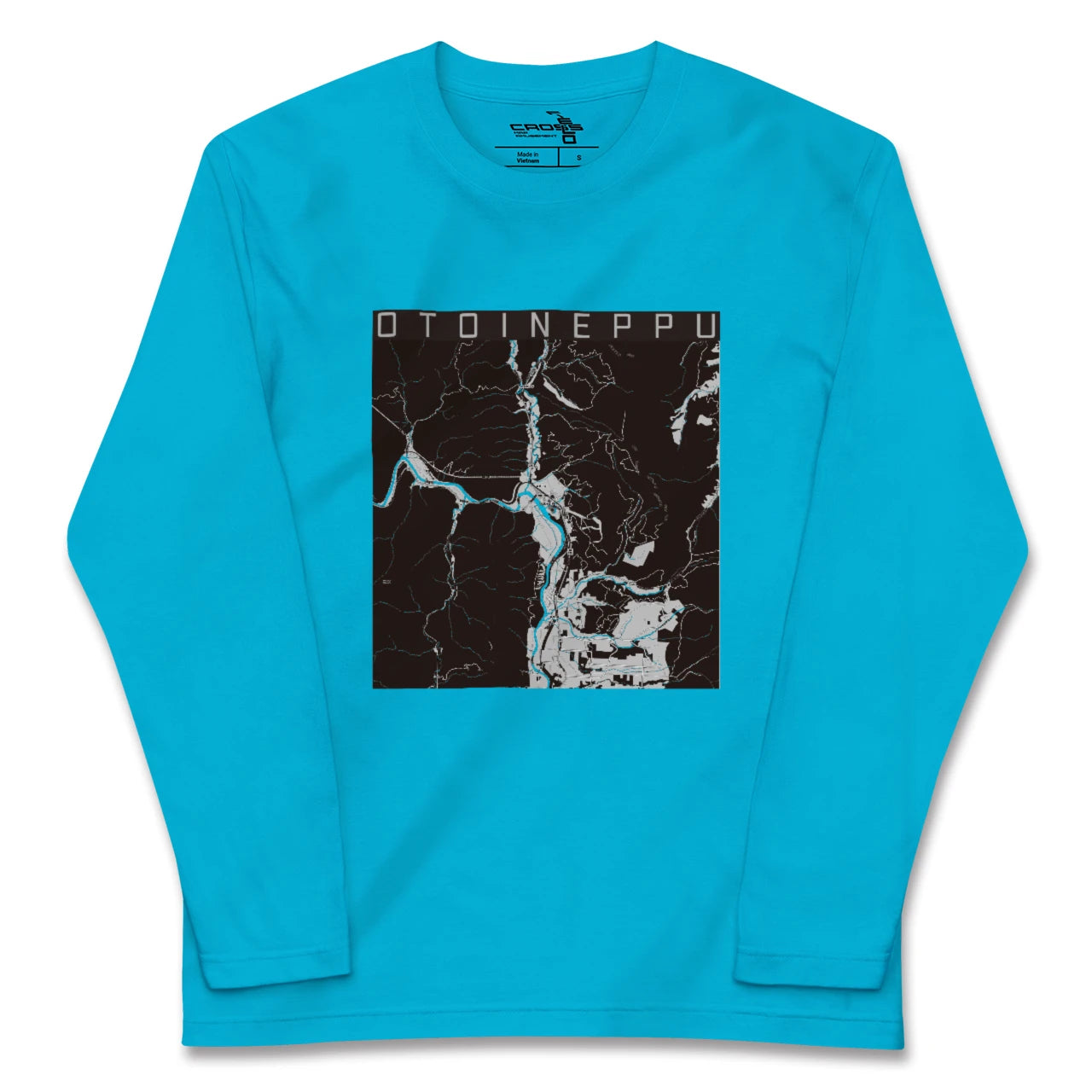 【音威子府(北海道)】地図柄ロングスリーブTシャツ