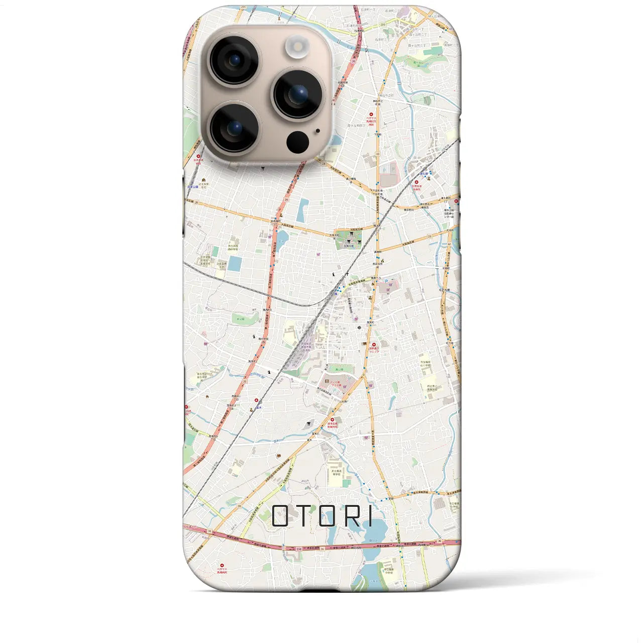 【鳳(大阪府)】地図柄iPhoneケース(バックカバータイプ)