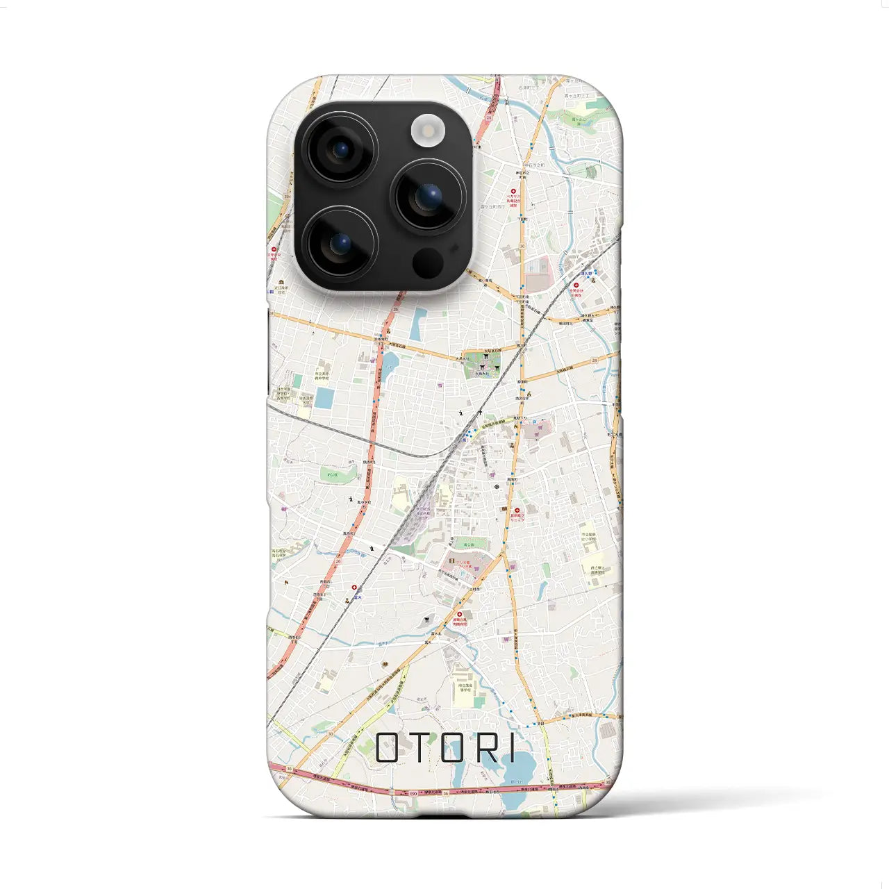 【鳳(大阪府)】地図柄iPhoneケース(バックカバータイプ)
