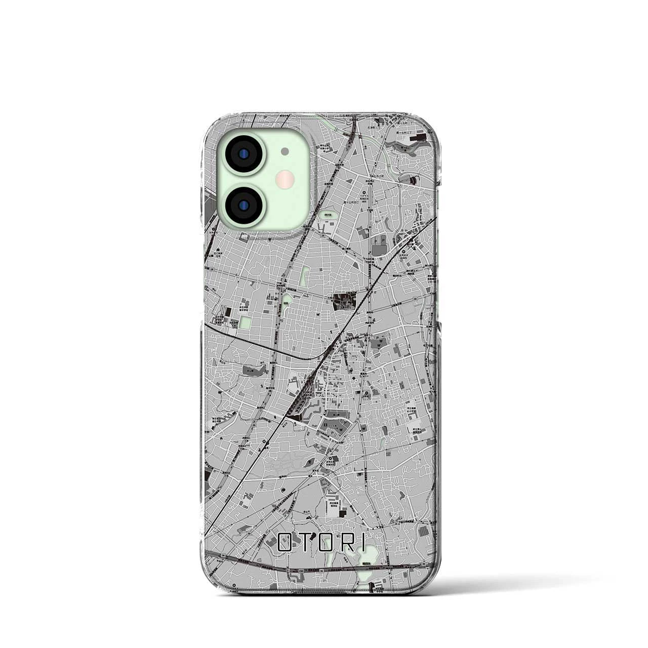 【鳳(大阪府)】地図柄iPhoneケース(クリアタイプ)