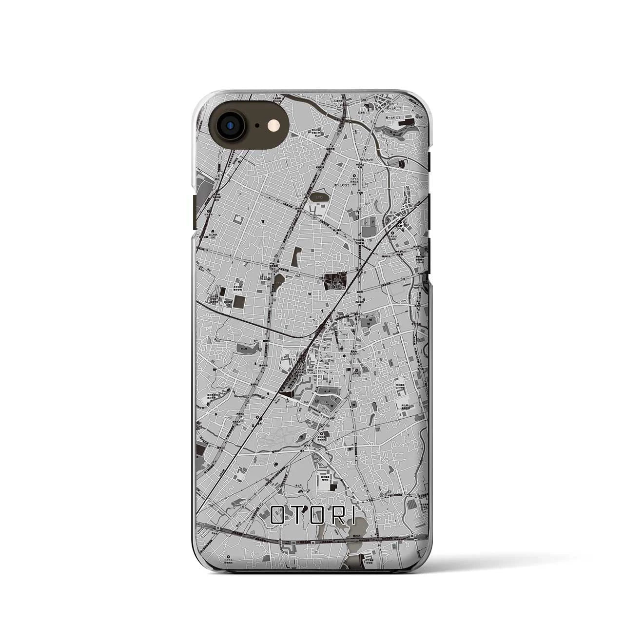 【鳳(大阪府)】地図柄iPhoneケース(クリアタイプ)