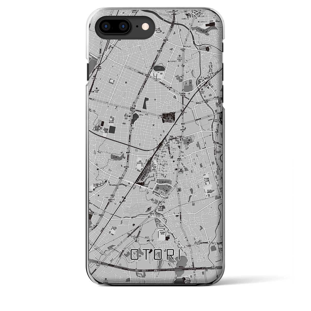 【鳳(大阪府)】地図柄iPhoneケース(クリアタイプ)