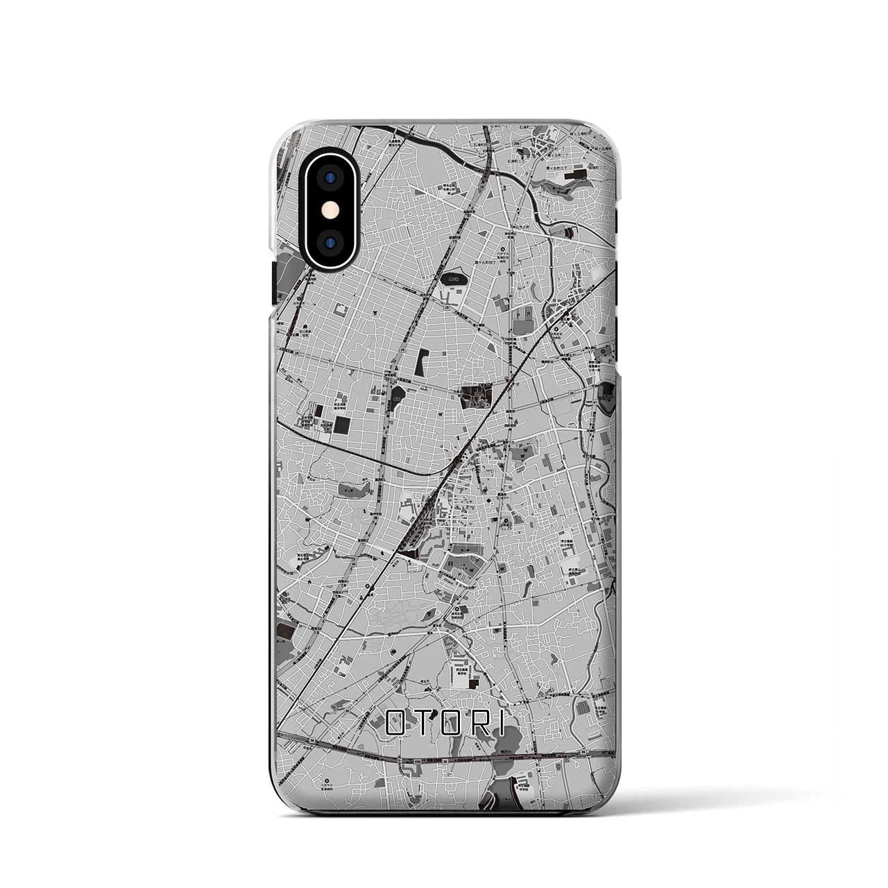 【鳳(大阪府)】地図柄iPhoneケース(クリアタイプ)