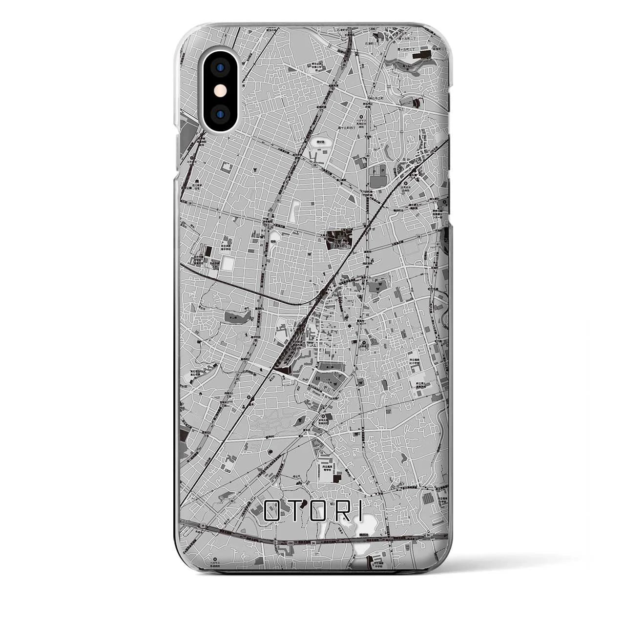 【鳳(大阪府)】地図柄iPhoneケース(クリアタイプ)