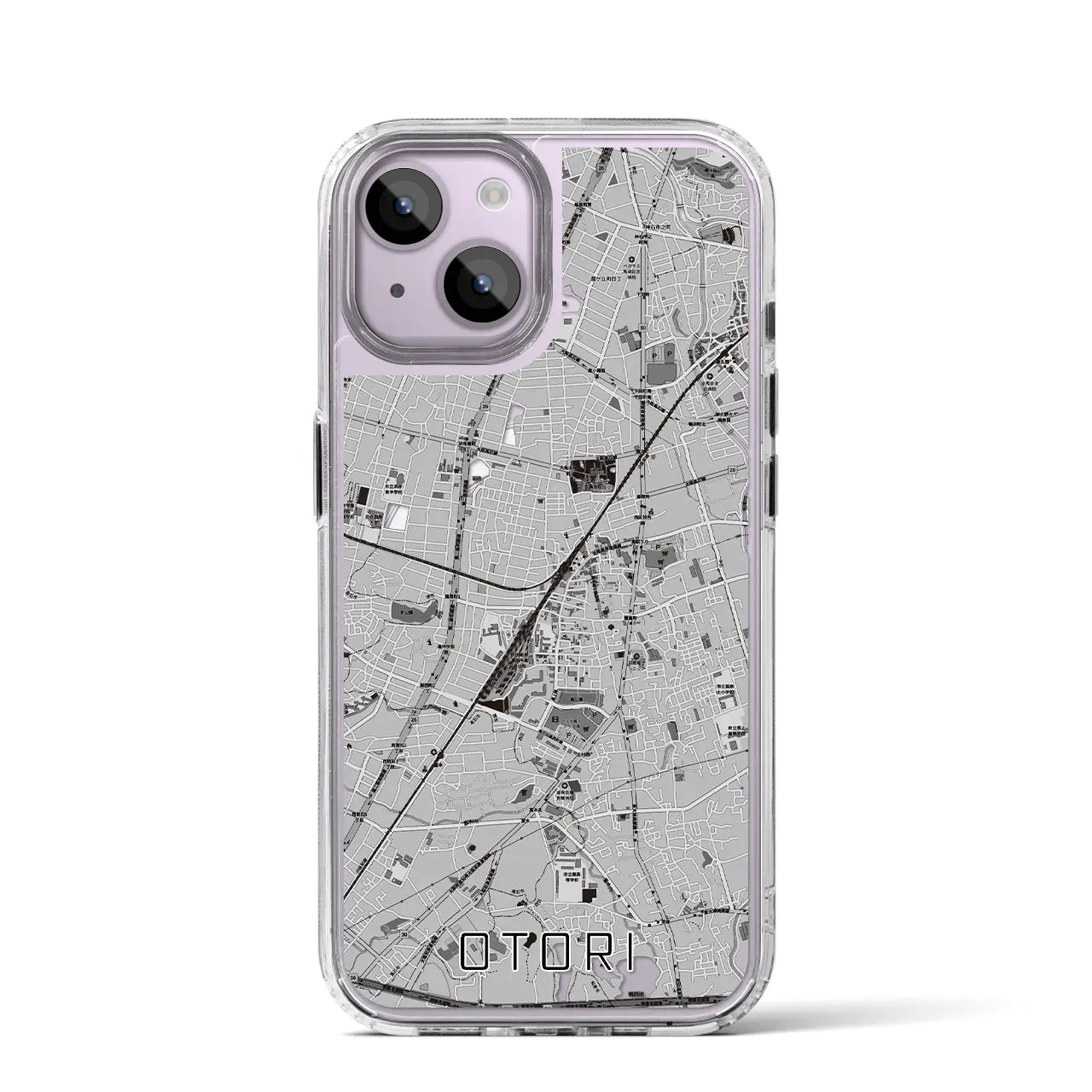 【鳳(大阪府)】地図柄iPhoneケース(MagSafeタイプ)