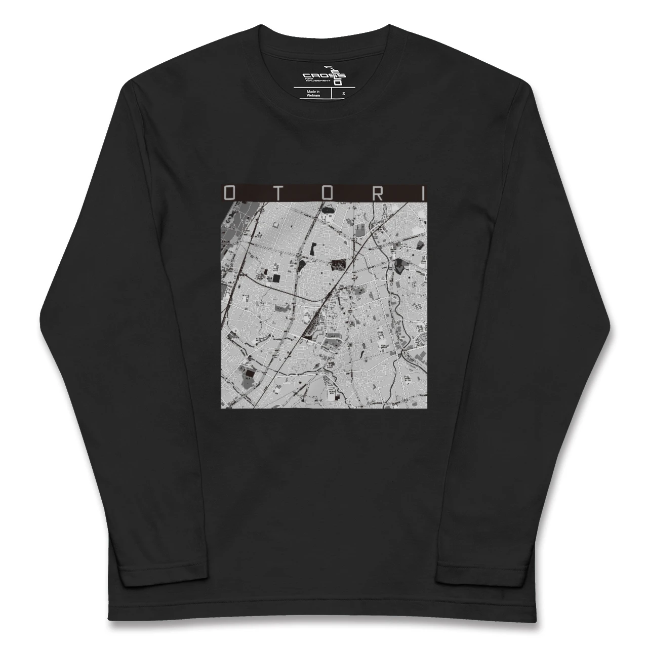 【鳳(大阪府)】地図柄ロングスリーブTシャツ