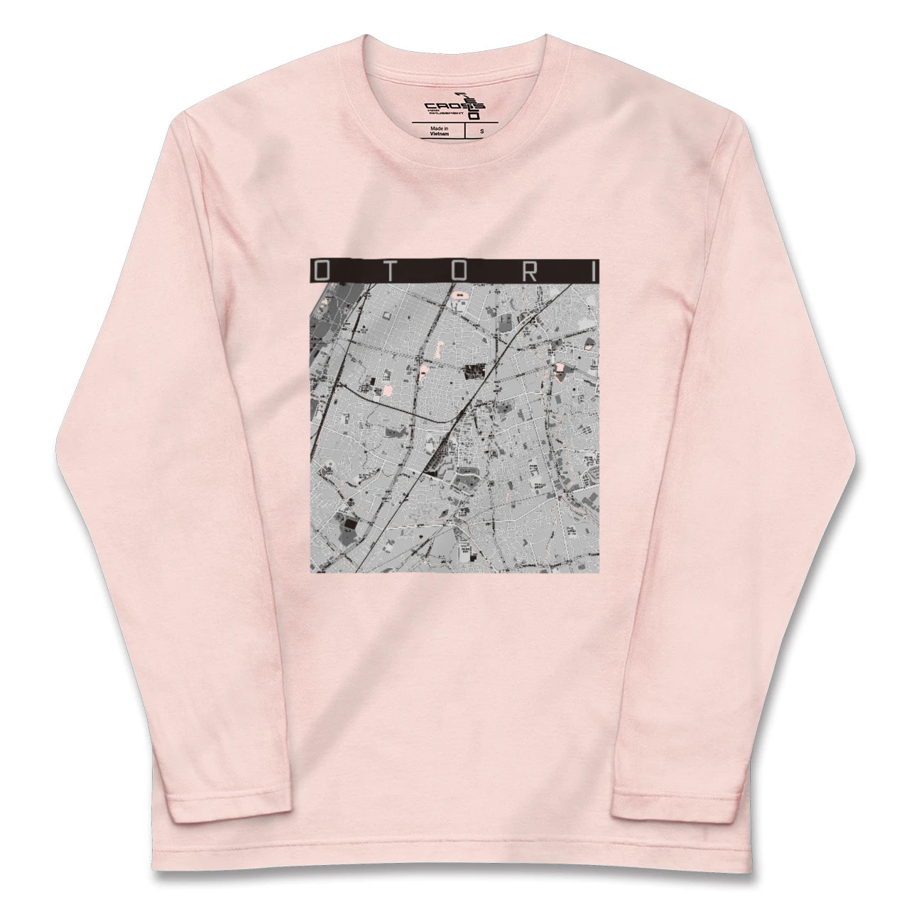 【鳳(大阪府)】地図柄ロングスリーブTシャツ