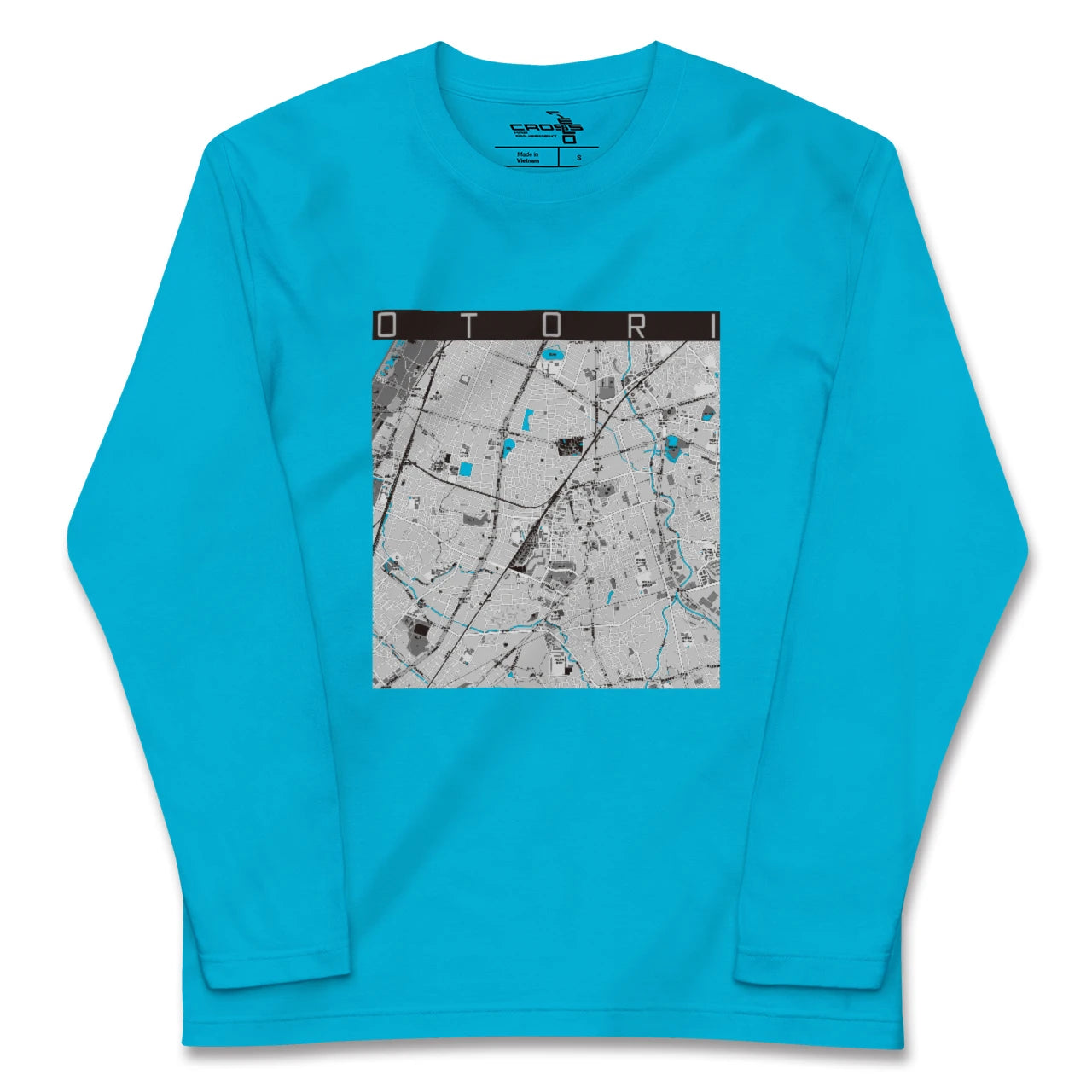 【鳳(大阪府)】地図柄ロングスリーブTシャツ