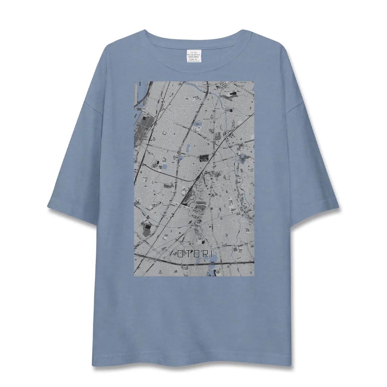 【鳳(大阪府)】地図柄ビッグシルエットTシャツ