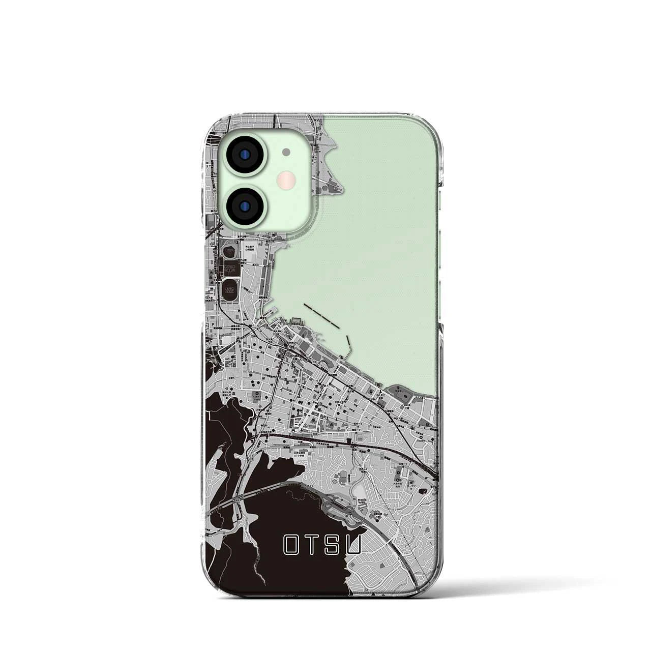 【大津(滋賀県)】地図柄iPhoneケース(クリアタイプ)