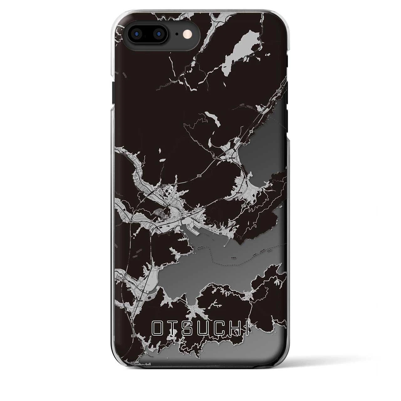 【大槌(岩手県)】地図柄iPhoneケース(クリアタイプ)
