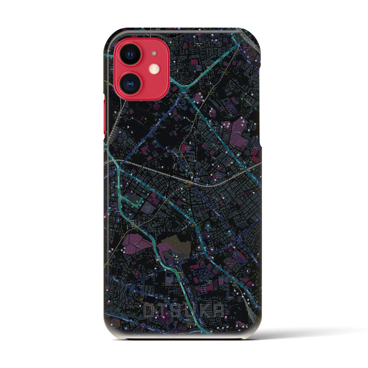 【大塚(東京都)】地図柄iPhoneケース(バックカバータイプ)