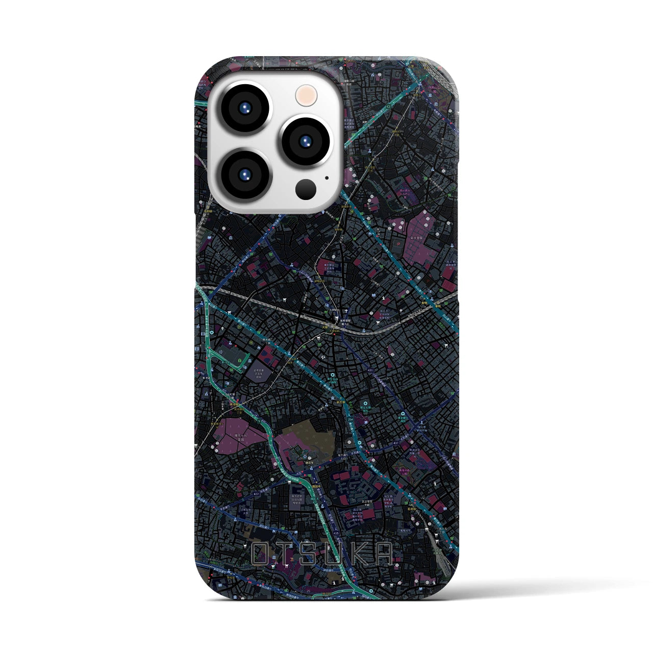 【大塚(東京都)】地図柄iPhoneケース(バックカバータイプ)