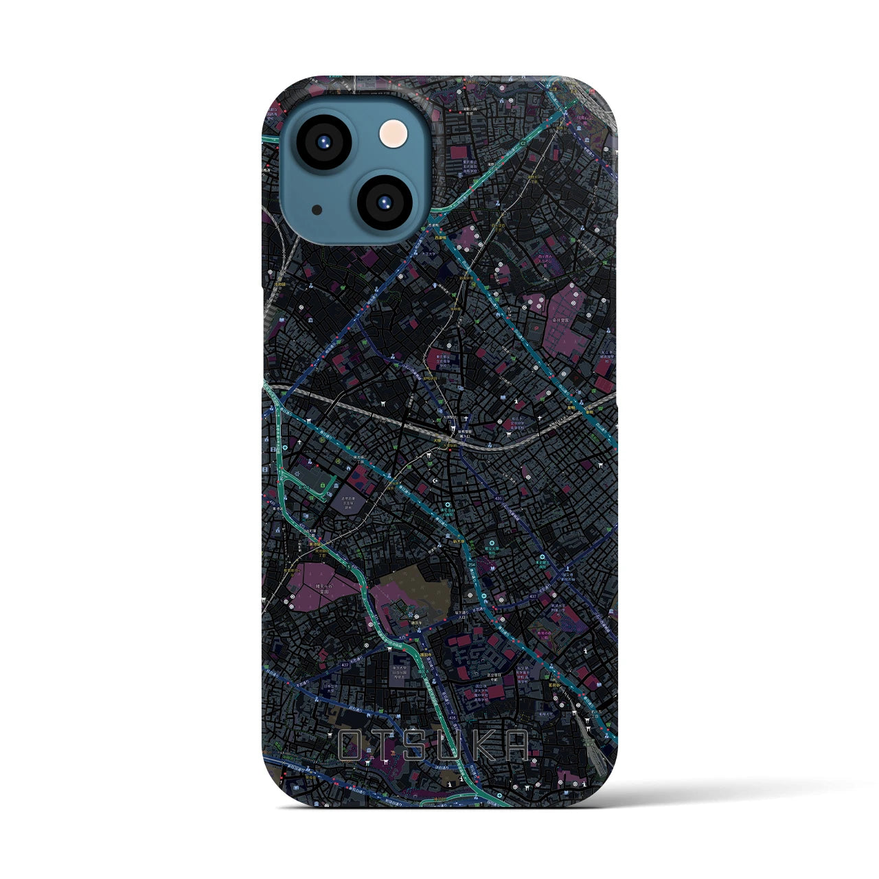 【大塚(東京都)】地図柄iPhoneケース(バックカバータイプ)