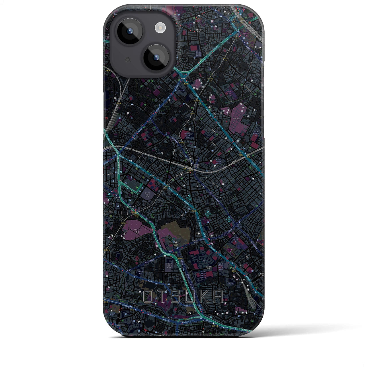 【大塚(東京都)】地図柄iPhoneケース(バックカバータイプ)