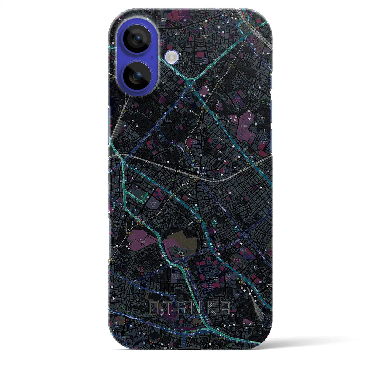 【大塚(東京都)】地図柄iPhoneケース(バックカバータイプ)