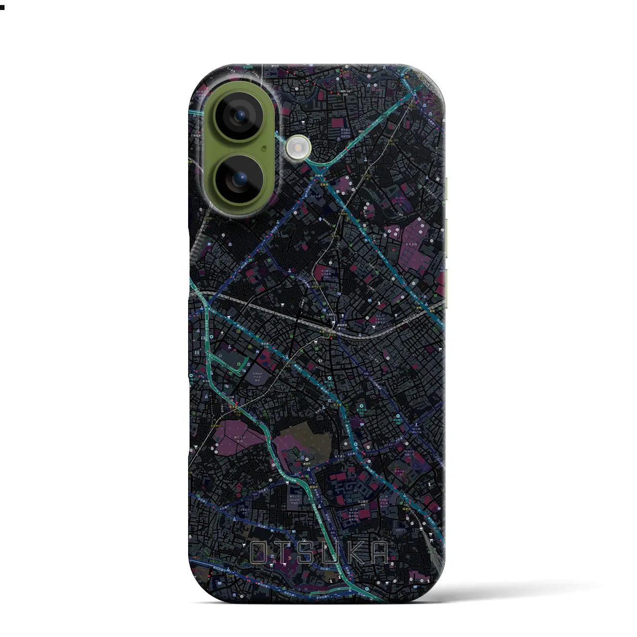 【大塚(東京都)】地図柄iPhoneケース(バックカバータイプ)