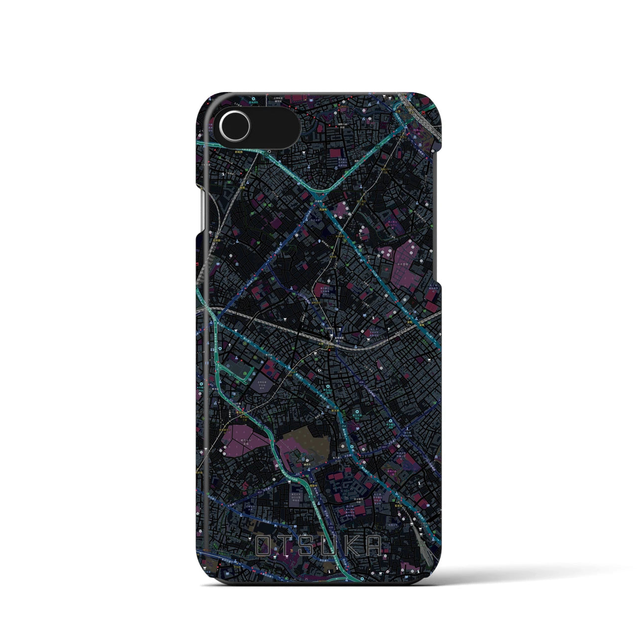 【大塚(東京都)】地図柄iPhoneケース(バックカバータイプ)