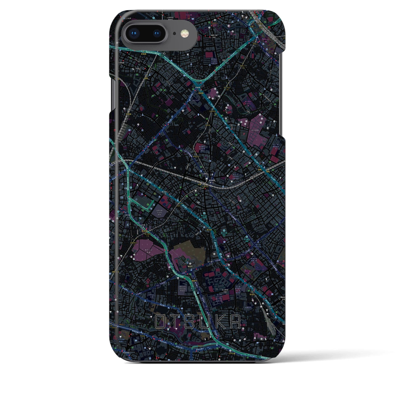 【大塚(東京都)】地図柄iPhoneケース(バックカバータイプ)