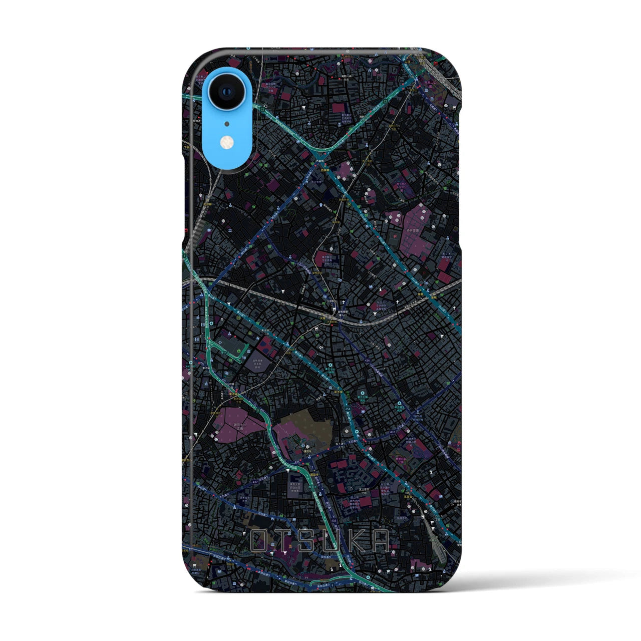 【大塚(東京都)】地図柄iPhoneケース(バックカバータイプ)