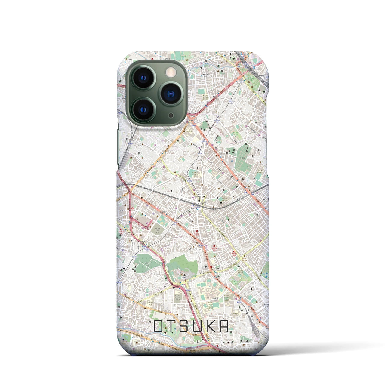 【大塚(東京都)】地図柄iPhoneケース(バックカバータイプ)