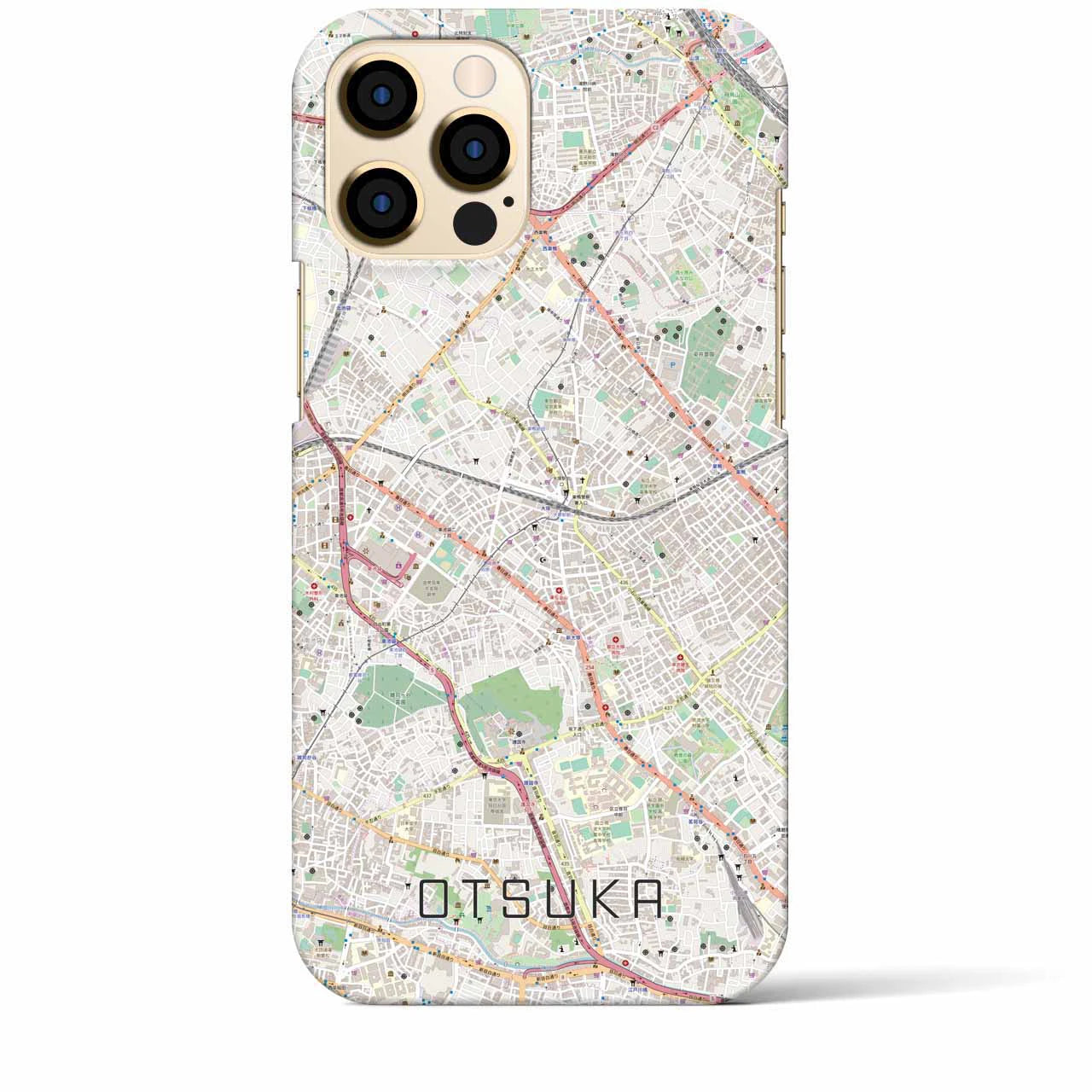 【大塚(東京都)】地図柄iPhoneケース(バックカバータイプ)