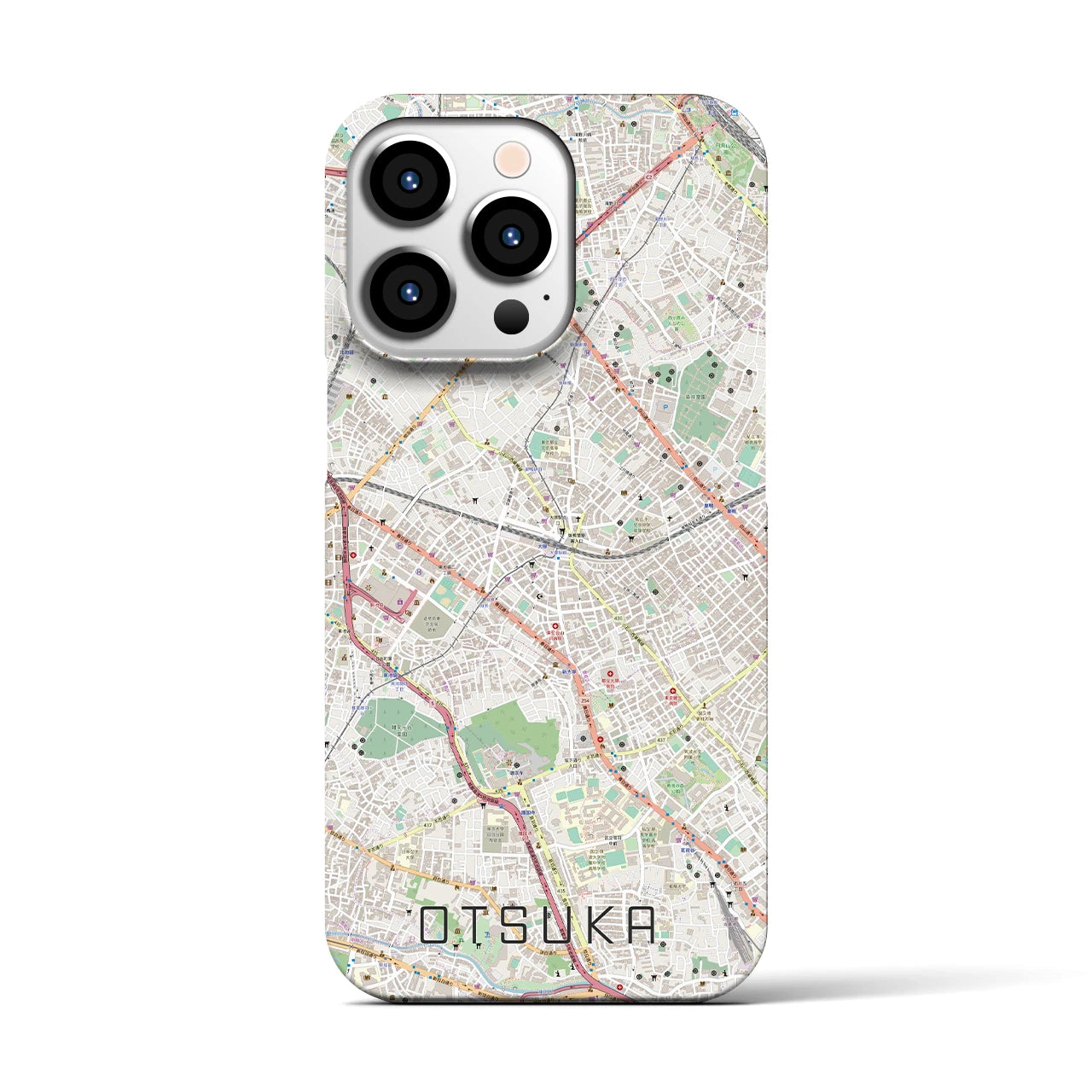 【大塚(東京都)】地図柄iPhoneケース(バックカバータイプ)