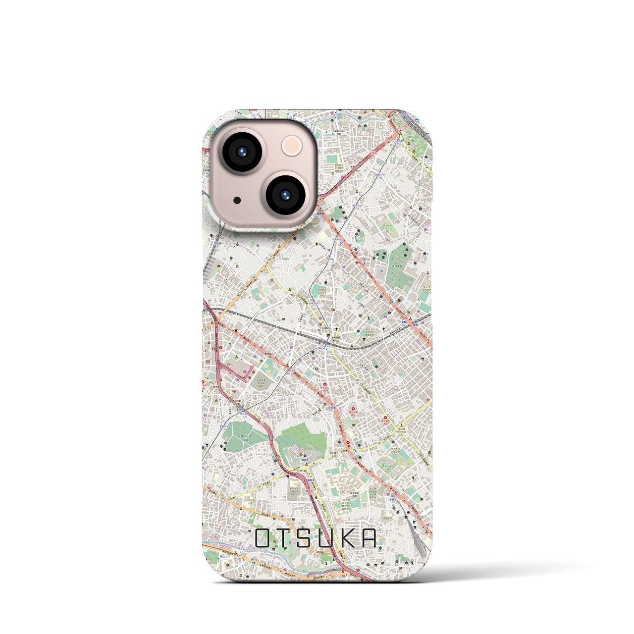 【大塚(東京都)】地図柄iPhoneケース(バックカバータイプ)