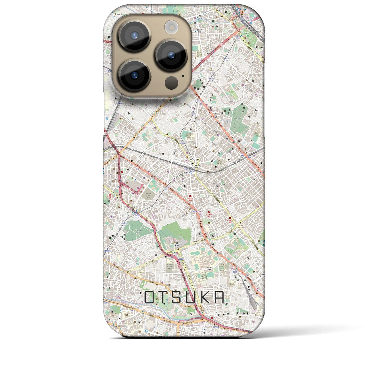 【大塚(東京都)】地図柄iPhoneケース(バックカバータイプ)