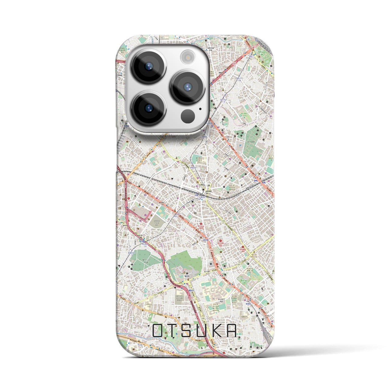 【大塚(東京都)】地図柄iPhoneケース(バックカバータイプ)
