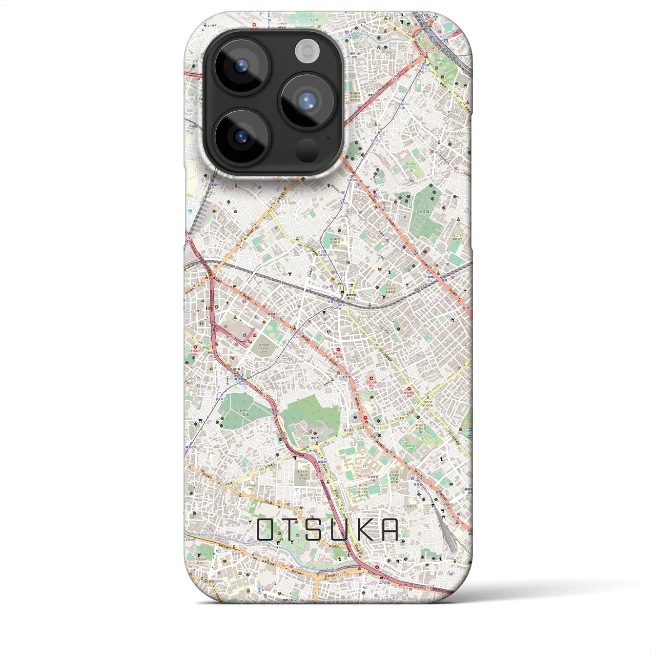 【大塚(東京都)】地図柄iPhoneケース(バックカバータイプ)