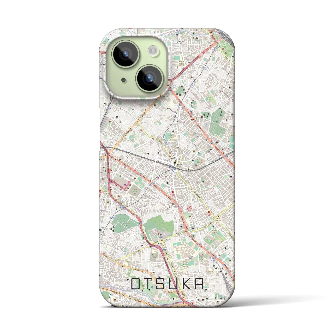 【大塚(東京都)】地図柄iPhoneケース(バックカバータイプ)