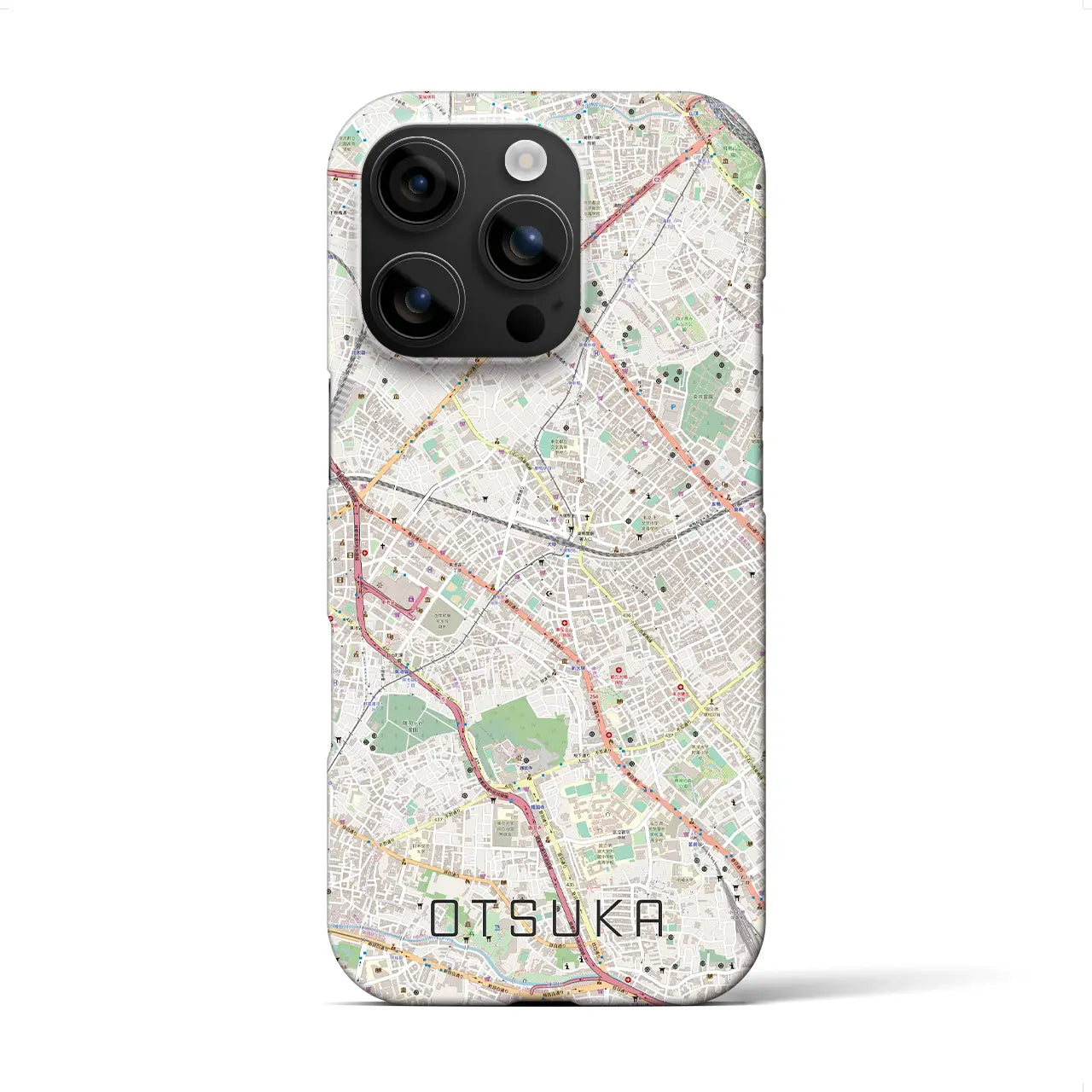 【大塚(東京都)】地図柄iPhoneケース(バックカバータイプ)
