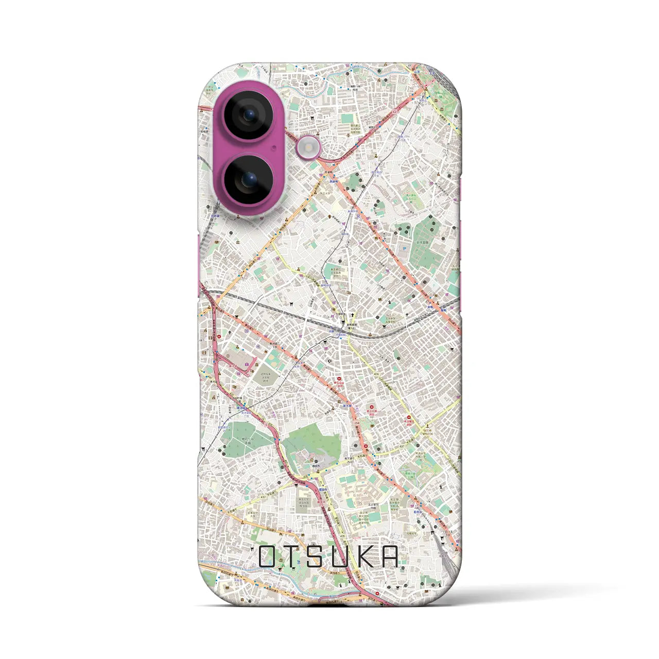 【大塚(東京都)】地図柄iPhoneケース(バックカバータイプ)
