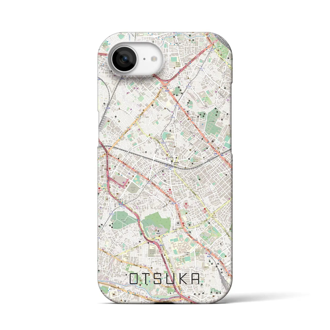 【大塚(東京都)】地図柄iPhoneケース(バックカバータイプ)