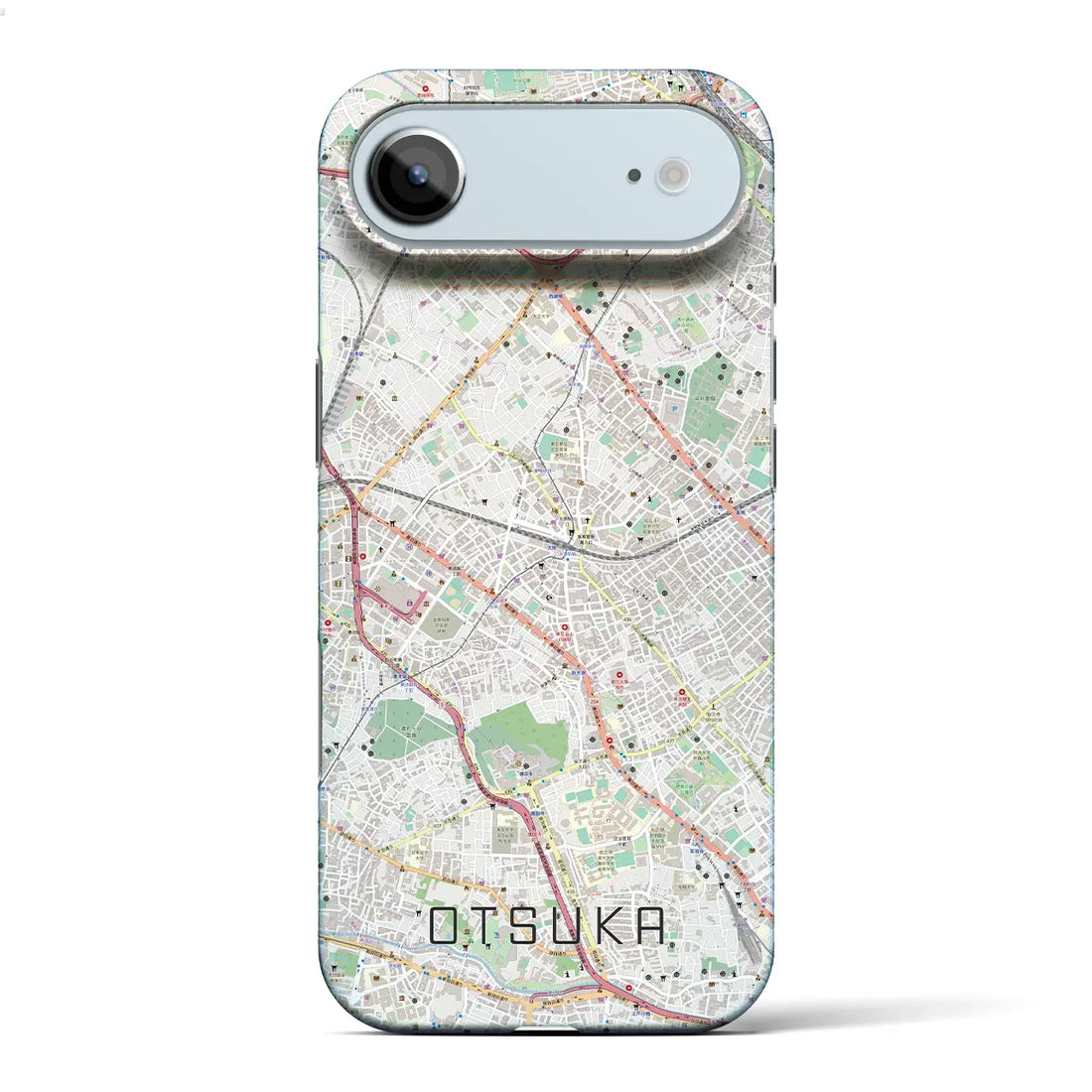【大塚(東京都)】地図柄iPhoneケース(バックカバータイプ)ナチュラル・iPhone 17 Pro Max 用