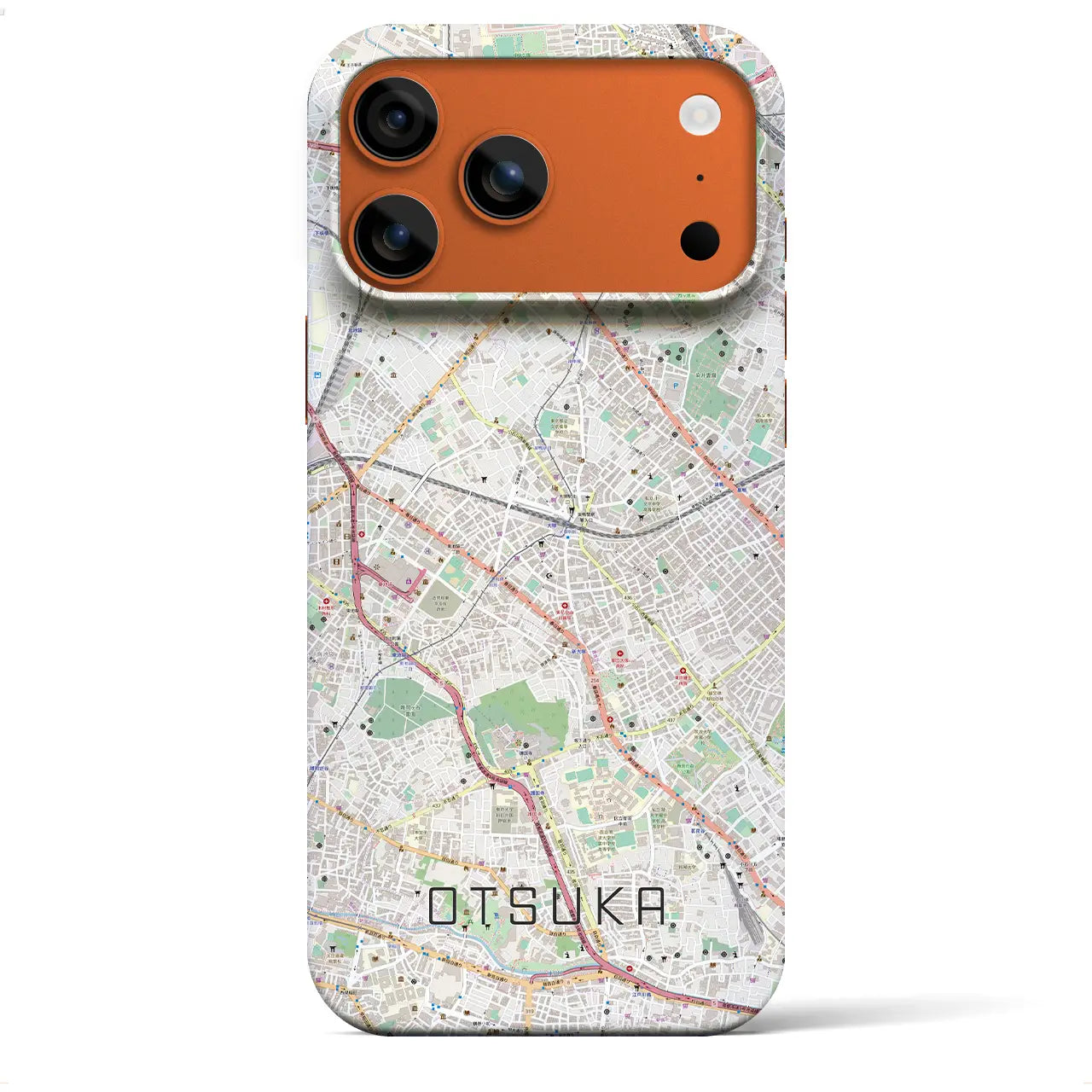【大塚(東京都)】地図柄iPhoneケース(バックカバータイプ)
