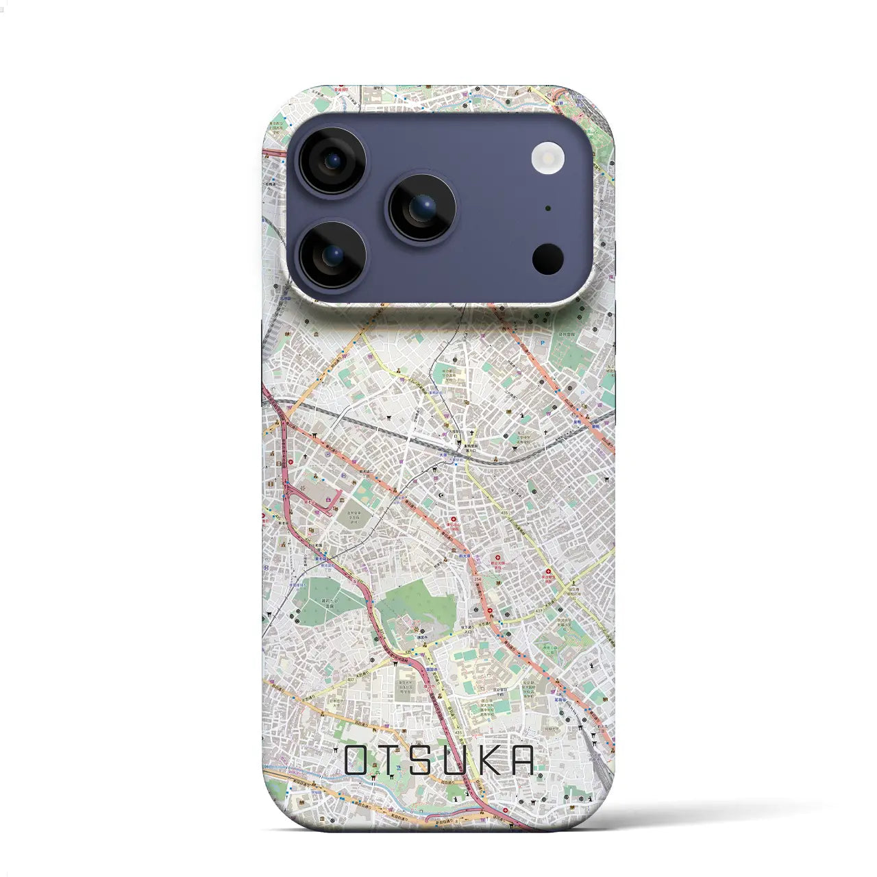 【大塚(東京都)】地図柄iPhoneケース(バックカバータイプ)