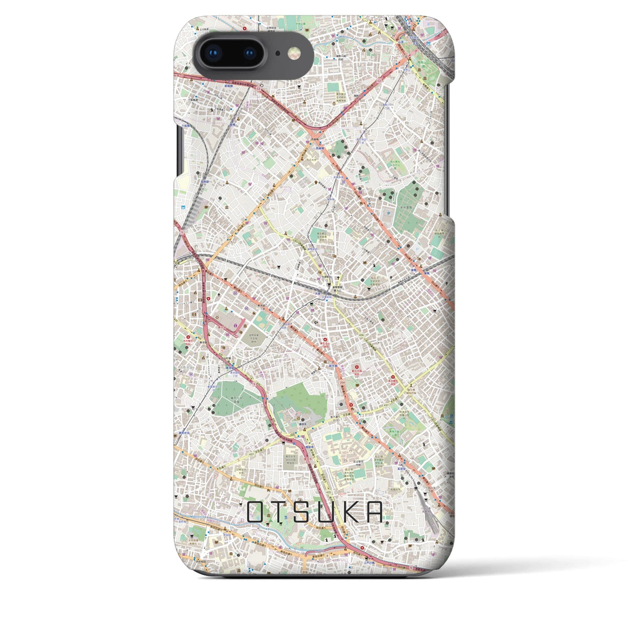 【大塚(東京都)】地図柄iPhoneケース(バックカバータイプ)