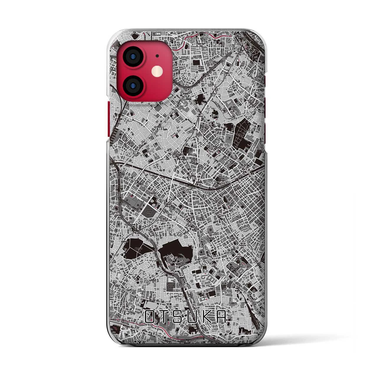 【大塚(東京都)】地図柄iPhoneケース(クリアタイプ)