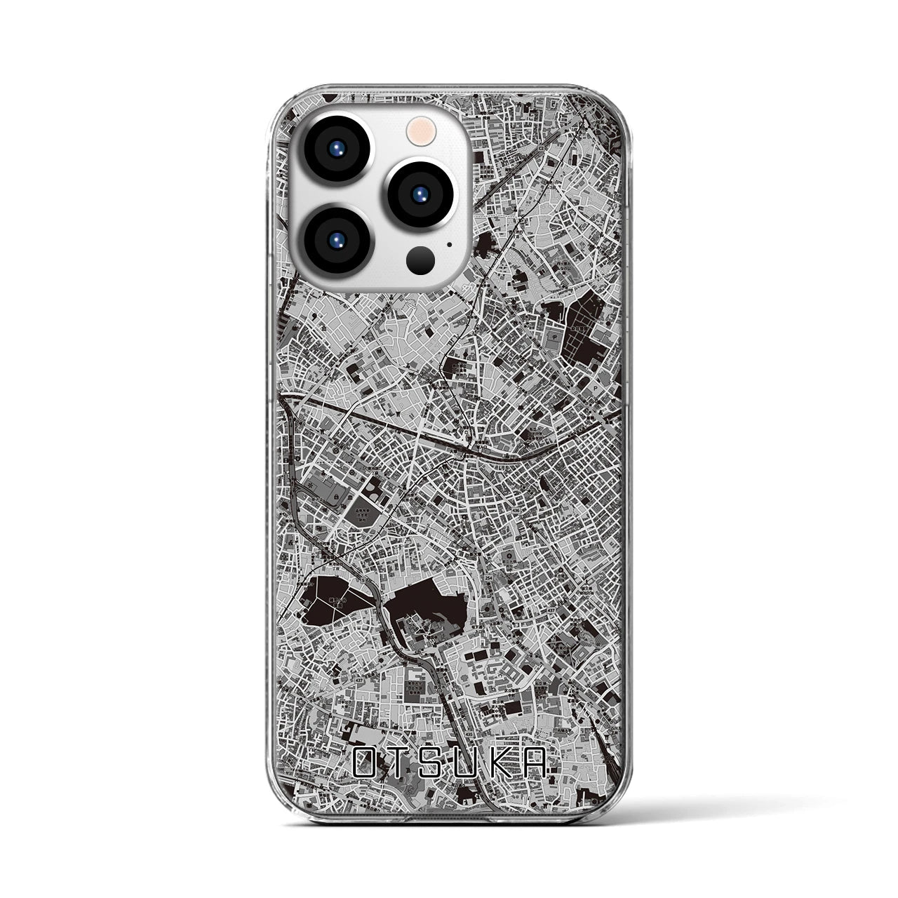 【大塚(東京都)】地図柄iPhoneケース(クリアタイプ)