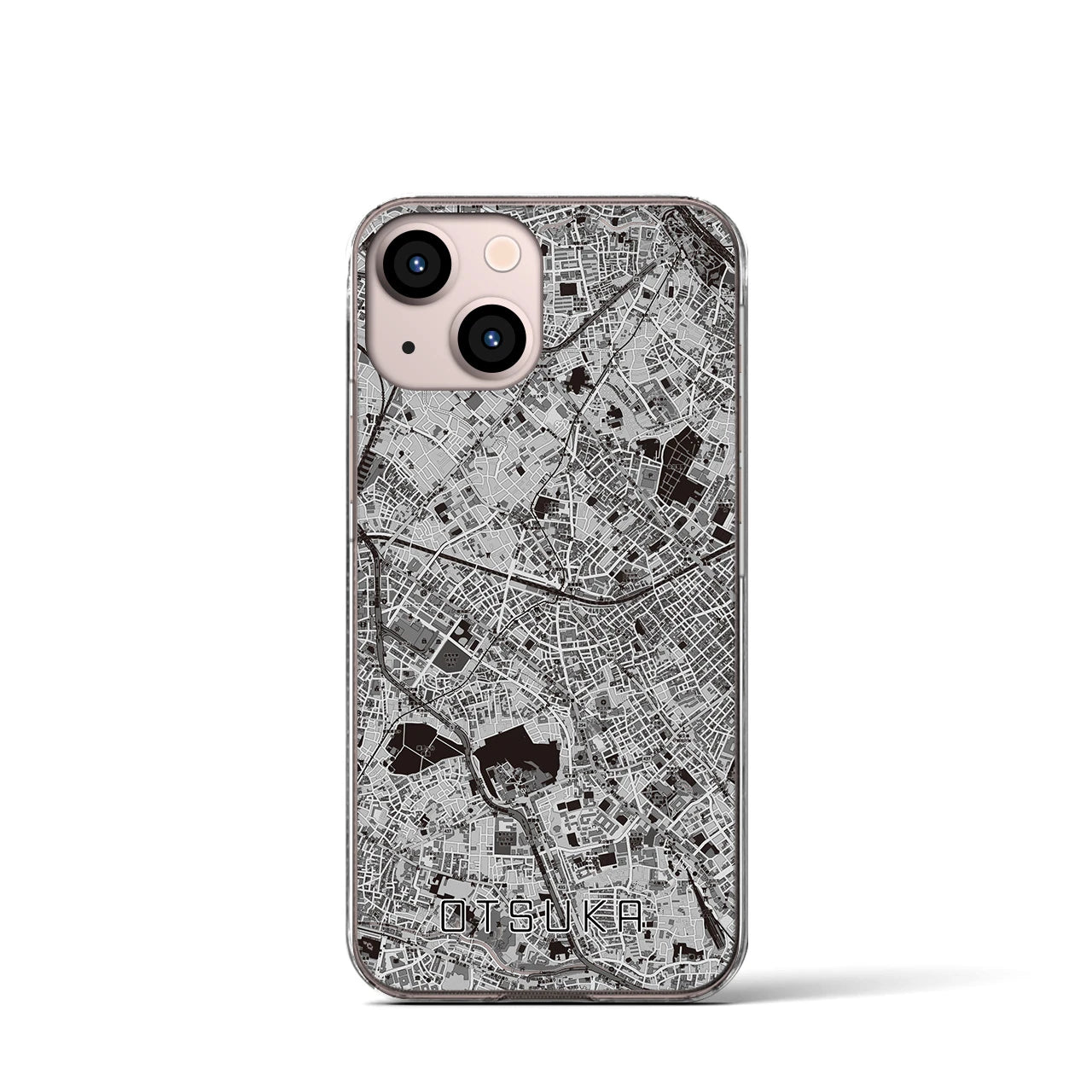 【大塚(東京都)】地図柄iPhoneケース(クリアタイプ)