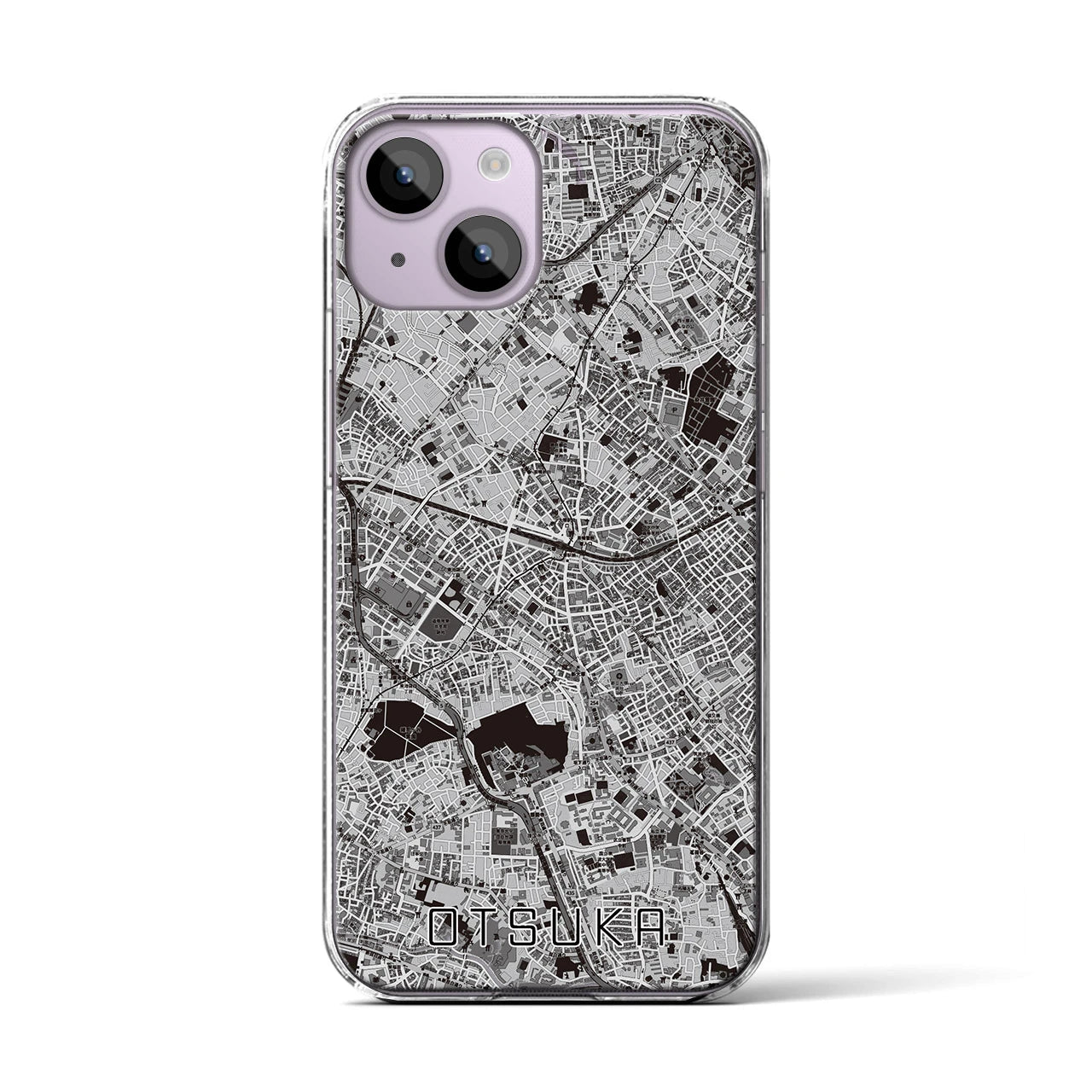 【大塚(東京都)】地図柄iPhoneケース(クリアタイプ)