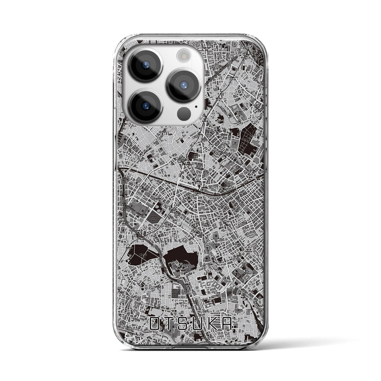 【大塚(東京都)】地図柄iPhoneケース(クリアタイプ)