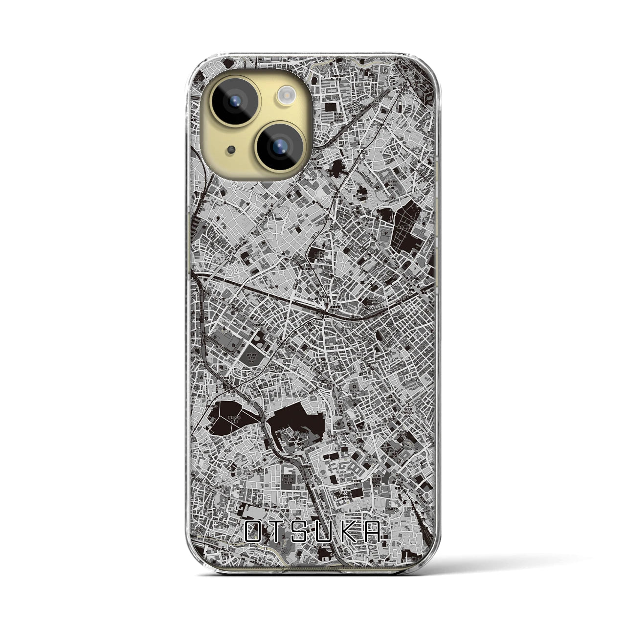 【大塚(東京都)】地図柄iPhoneケース(クリアタイプ)