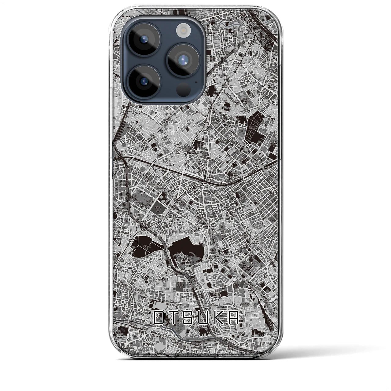 【大塚(東京都)】地図柄iPhoneケース(クリアタイプ)