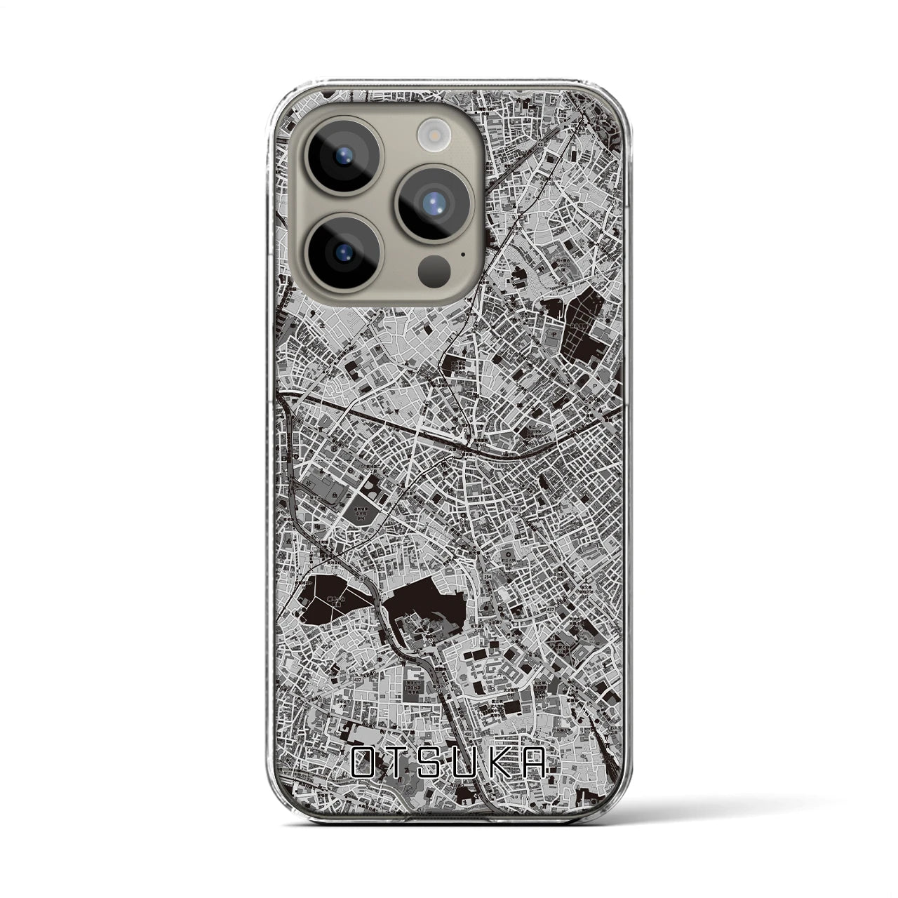 【大塚(東京都)】地図柄iPhoneケース(クリアタイプ)