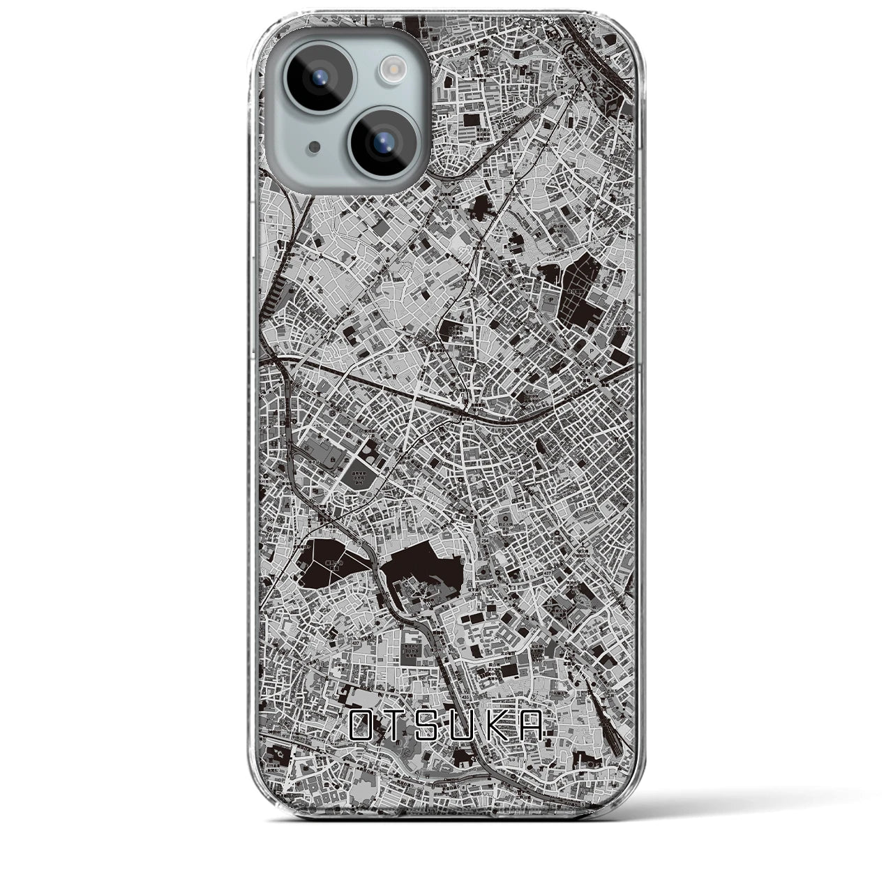 【大塚(東京都)】地図柄iPhoneケース(クリアタイプ)